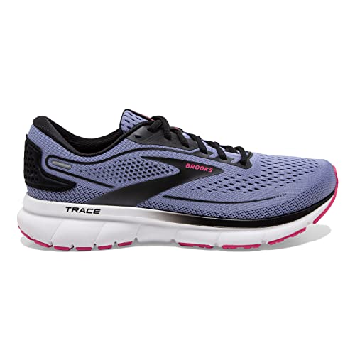 Brooks Trace 2, Zapatillas para Correr Mujer, Purple Impression Black Knocko, 40.5 EU Estrecho