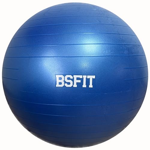 BSFIT, Pelota de Pilates, Pelota Embarazada de 85 cm, Pilates Accesorios, Fitness, Embarazo, Descubre una Variedad en Balon Yoga y Accesorios para tu Rutina de Ejercicio (Diametro 85cm)