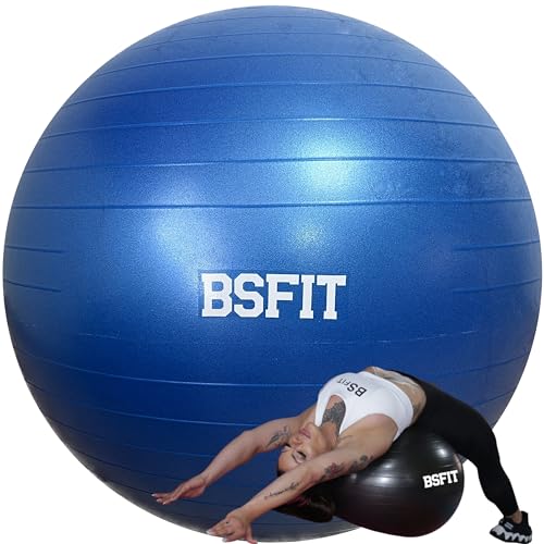 BSFIT, Pelota de Pilates, Pelota Embarazada de 85 cm, Pilates Accesorios, Fitness, Embarazo, Descubre una Variedad en Balon Yoga y Accesorios para tu Rutina de Ejercicio (Diametro 85cm)