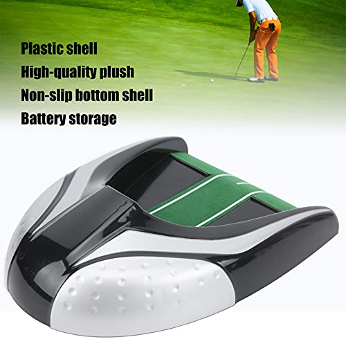 BstXqty Máquina De Retorno Automático De Golf, Copa De Putt Automática Eléctrica De Golf, Máquina De Retorno De Golf, Máquina De Retorno De Golf para Interiores para Entusiastas del Golf(Plata)