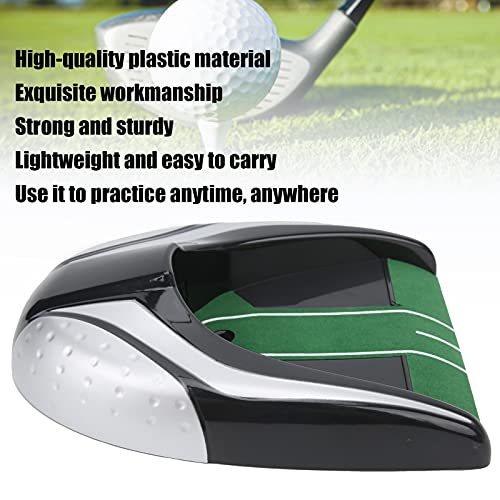 BstXqty Máquina De Retorno Automático De Golf, Copa De Putt Automática Eléctrica De Golf, Máquina De Retorno De Golf, Máquina De Retorno De Golf para Interiores para Entusiastas del Golf(Plata)