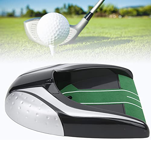 BstXqty Máquina De Retorno Automático De Golf, Copa De Putt Automática Eléctrica De Golf, Máquina De Retorno De Golf, Máquina De Retorno De Golf para Interiores para Entusiastas del Golf(Plata)