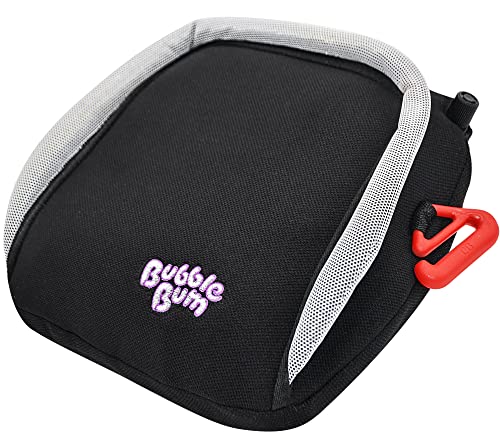 BubbleBum - Asiento Elevador de Coche Inflable para Niños, Grupo 2/3, Negro, 33x33x11 cm