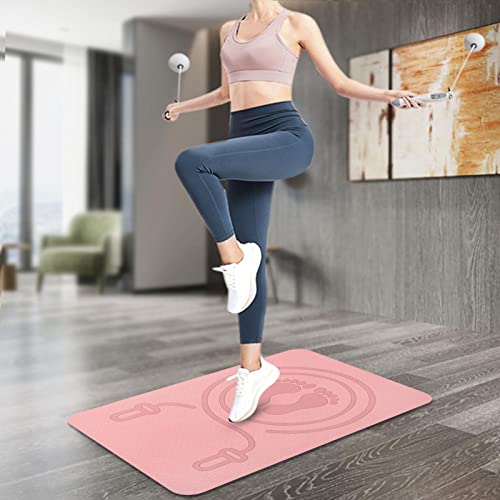 Buffer Mute Alfombrilla de ejercicio para saltar con cuerda para entrenar pisos de gimnasio en casa, almohadilla de fitness que absorbe los golpes, equipo antideslizante para protección de pisos y