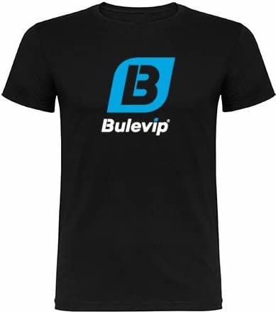 Bulevip Camiseta Manga Corta Hombre - Negra Talla de Ropa M