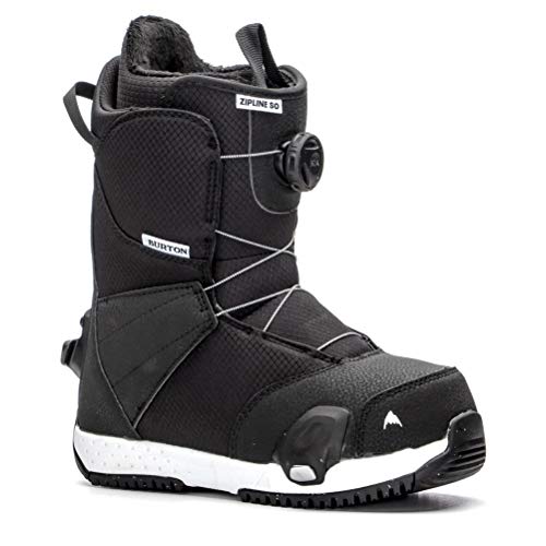 Burton Zipline Step On Kids Snowboard Boots 2020-4.0/Black