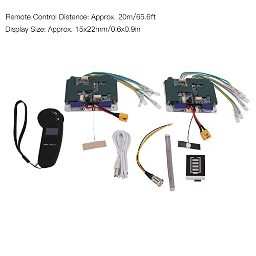 BuyWeek Kit de Controlador de Monopatín Eléctrico, Control Remoto del Controlador de Longboard Eléctrico Correa Motor Drive 10S Acceso al Tablero de Control Accesorios Monopatin Electrico