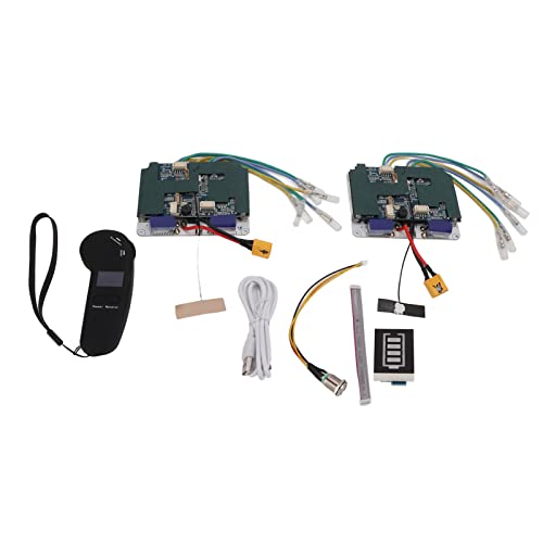 BuyWeek Kit de Controlador de Monopatín Eléctrico, Control Remoto del Controlador de Longboard Eléctrico Correa Motor Drive 10S Acceso al Tablero de Control Accesorios Monopatin Electrico