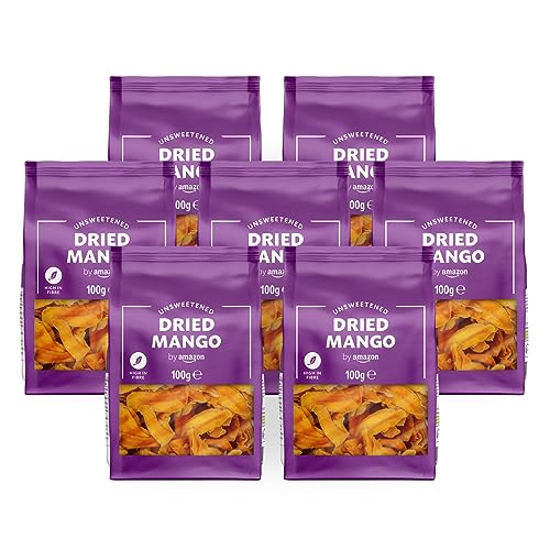 by Amazon Mango deshidratado, 100 g (Paquete de 7)