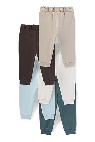 C&A Bebés niños Pantalón de Deporte Pack: 5 Prendas, 1 Precio Beis 74