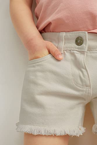 C&A Niños: niñas Shorts Blanco Roto 116