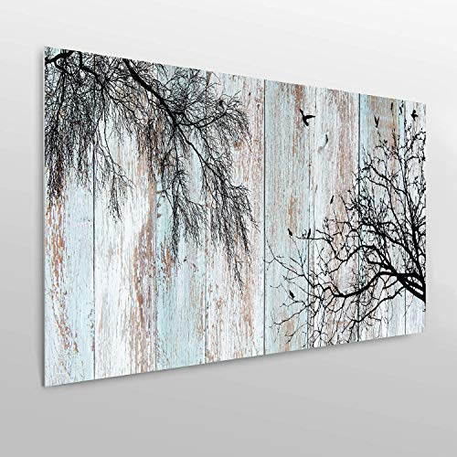 Cabecero Cama PVC Impresión Digital | Ramas 150 x 60 cm | Gris | Cabecero Original y Económico