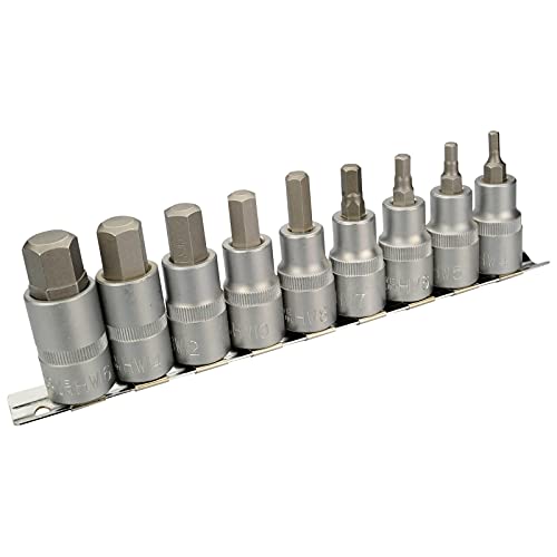 Cabeza Allen Nueces Inbus 1/2" Tuerca Conexión Bits Bit Hexagonal Set Llave