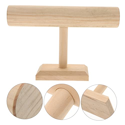 Cabilock 2 Piezas Ver Soporte De Exhibición Estante De La Joyería De Mesa Pendientes Colgantes Para Mujer Pendientes Para Mujer Orrous Soporte De Joyería Madera Barra De Bar Perder Pulsera