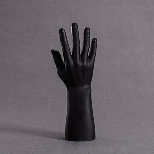 Cabilock Guantes Maniquí de Mano de 2 Piezas Joyería Estante de Maniquí de Mano Anillo de Exhibición de Dedo Maniquí Soporte de Joyería de Mano Soporte de Exhibición para Hombre Esposas