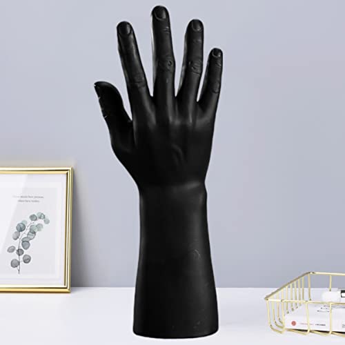 Cabilock Guantes Maniquí de Mano de 2 Piezas Joyería Estante de Maniquí de Mano Anillo de Exhibición de Dedo Maniquí Soporte de Joyería de Mano Soporte de Exhibición para Hombre Esposas