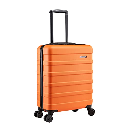 Cabin MAX Anode 55x40x20 cm - Maleta para Equipaje de Mano, Ligera, Carcasa Dura, 4 Ruedas, Cerradura de combinación, Naranja Sevilla