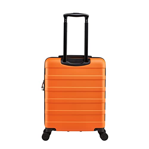 Cabin MAX Anode 55x40x20 cm - Maleta para Equipaje de Mano, Ligera, Carcasa Dura, 4 Ruedas, Cerradura de combinación, Naranja Sevilla