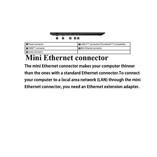 Cable adaptador Ethernet RJ45 (1ª generación) de repuesto compatible con Lenovo Thinkpad X1 Carbon 2nd, 3ra, 5th Gen|X1 Extreme 1st, 2nd Gen|P1, P1 Gen 2|X1 Yoga 2nd, 3rd Gen|L380 Yoga, L390 Yoga