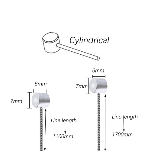 Cable Freno de Bicicleta, Cable de Freno Bicicleta de Montaña, Universal Antes y Después Cable Freno de Bicicleta, Substituição Cable Freno de Bicicleta, para de Piezas de Bicicleta Kit
