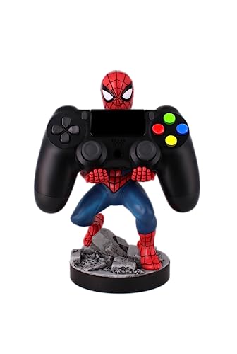 Cable Guys - Marvel Spiderman Gaming Accessories Holder & Phone Holder for Most Controller (Xbox, Play Station, Nintendo Switch) & Phone