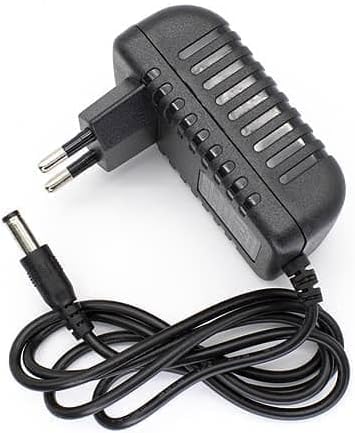 CABLEPELADO - Alimentador 12V 2A - Cargador 12v - Jack de conexion es de 5,5 mm Ø Exterior y 2,5 mm Ø Interno - Negro