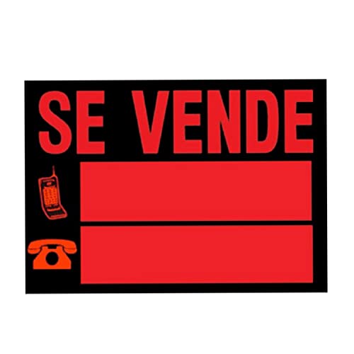 CABLEPELADO Cartel Se Vende | Cartel Venta | Cartel Venta Resistente PVC | Reflectante | Medidas 50 cm Ancho x 35 cm Alto | Apto para Lugares públicos, Zonas de Exterior y Obras