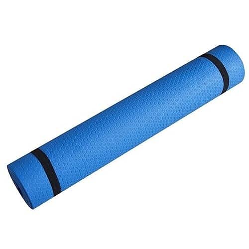 CABLEPELADO - Esterilla de yoga Antideslizante para entrenamientos - Alfombra - tapiz - colchoneta - Esterilla Pilates - foam - gimnasio - deporte - 61x183 cm - Azul