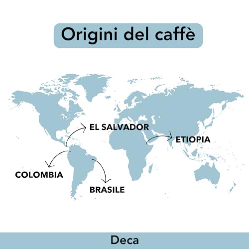 Caffé Musetti, 50 Dosis Mezcla Deca, Intensidad 4/5 Con Notas de Vainilla y Frutas Secas, Calidad Arábica y Robusta, Sabor Constantáneo, Retrogusto Completo y Persistente