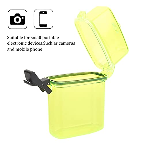 Caja Secas de Para Buceo - Estuche Hermético Flotante Cajas Subacuática Transparente Caja de Almacenamiento en Seco Sellado para Surf Kayak (Amarillo)