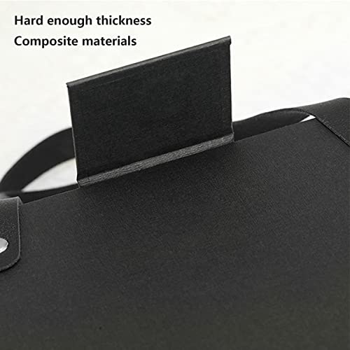 Cajas de Regalo Magnéticas Negras con Asas y Tapas, 250x180x85 mm Cajas de Regalo Grandes para Regalos, Caja de Cartón Plegable Resistente de Lujo con Cierre Magnético (1 Pieza)