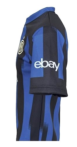 CALCIOGADGETS Jersey Lautaro Martinez Inter Oficial 2023-24 Niño Hombre Adulto Réplica Autorizada El Toro 10 Home