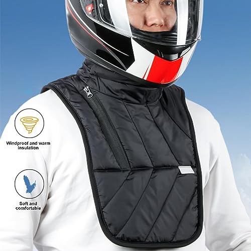 Calentador De Cuello Moto, Bufanda Calentadora Cuello Para Moto A Prueba Viento, Equipo Cálido Invierno Bufanda, Protector Térmico Contra El Viento Para El Pecho, Hombros, Cuello, Protector Térmico