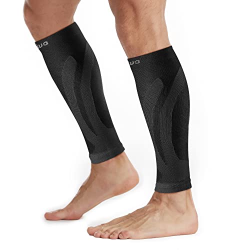 CAMBIVO 2 Pares Calcetines Compresion para Pantorrilla, Medias de Compresión Mujer Hombre Circulacion, Mangas de Compresión, Medias Compresivas para Deporte, Running, Ciclismo, Trabajo, Vuelo