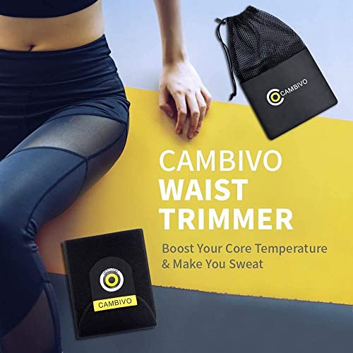 CAMBIVO Faja Reductora Mujer y Hombre, Faja Lumbar Hombre Ajustable para Deporte, Fajas Reductora de Neopreno, Aumento de Sudor, Sweat, Gimnasio, Ejercicio Abdominales en Casa