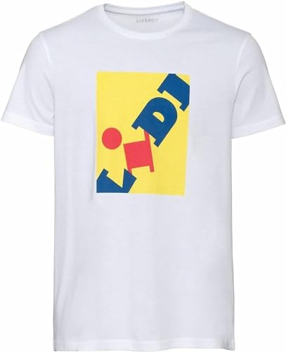 Camisa Lidl Talla S, M, L, Edición Limitada Fan Edition Hype Edition Trend White Hombre, blanco, M