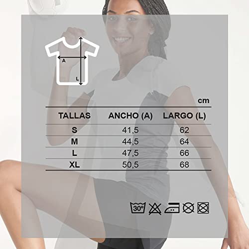 Camiseta Personalizada con Foto para Mujer | Camiseta técnica de Manga Corta Ideal para Deporte y Uso Diario | Regalos Personalizados con Foto | Diseño: Love - Talla: S