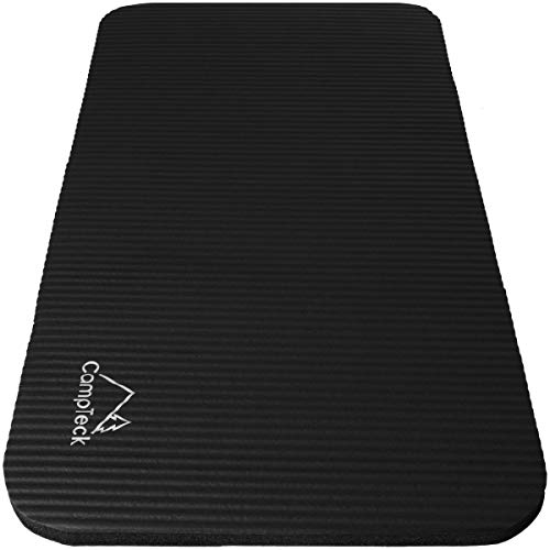 CampTeck U6962 - Yoga Knee Pad Colchoneta Yoga para Rodilla Antideslizante Espuma Suave Almohadilla Yoga para Fitness, Gimnasia, Pilates, etc. - Negro