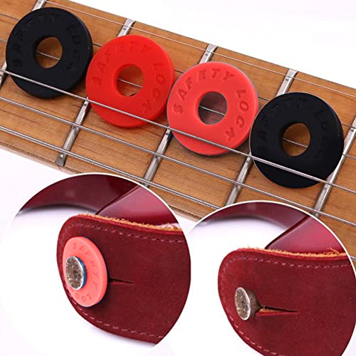 Candados de Silicona para Correa de Guitarra,Bloqueo Correa Guitarra,Cerraduras Correa Gguitarra,Bloques de Correa Guitarra,Protector de Guitarra,para Guitarra,Bajo,Ukelele,10PCS