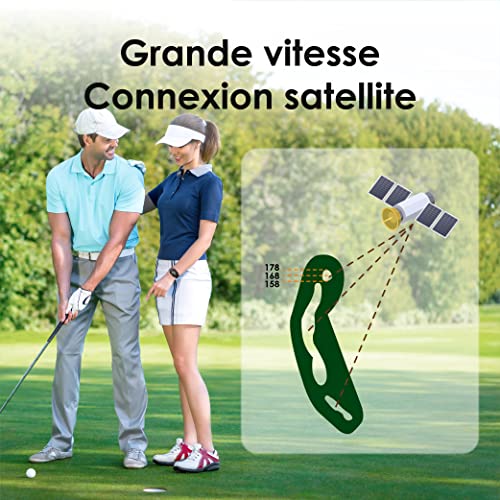 CANMORE TW356 - Dispositivo portátil con GPS de golf, 40.000 cursos precargados gratuitos de actualización en todo el mundo