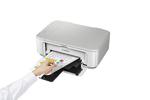 Canon Pixma MG3650S Impresora Multifunción 3 en 1, Sistema de Inyección de Tinta, Impresión, Escaneo y Copia, WiFi, Impresión a Doble Cara, Cartuchos Fine, Alimentación de Papel Frontal, Blanco