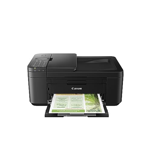 Canon Pixma TR4650 Impresora Multifunción 4 en 1, Sistema de Inyección de Tinta, Impresión, Escaneo, Copia y Fax, WiFi, Cartuchos Tinta XL, ADF de 20 Hojas, Impresión a Doble Cara Automática, Negro