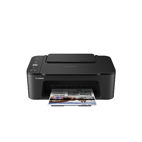 Canon Pixma TS3450 Impresora Multifunción 3 en 1, Sistema de Inyección de Tinta, Impresión, Escaneo y Copia, WiFi, Pantalla LCD, Cartuchos XL, Bandeja Posterior, Control Estado, Negro