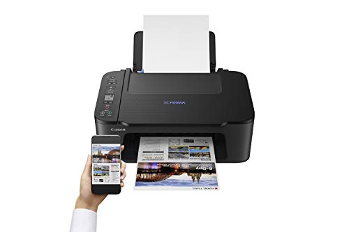 Canon Pixma TS3450 Impresora Multifunción 3 en 1, Sistema de Inyección de Tinta, Impresión, Escaneo y Copia, WiFi, Pantalla LCD, Cartuchos XL, Bandeja Posterior, Control Estado, Negro