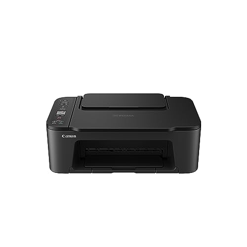 Canon Pixma TS3450 Impresora Multifunción 3 en 1, Sistema de Inyección de Tinta, Impresión, Escaneo y Copia, WiFi, Pantalla LCD, Cartuchos XL, Bandeja Posterior, Control Estado, Negro