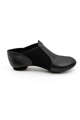 Capezio EJ2 E-Series Jazz sin Cordones para Mujer, Negro/Negro