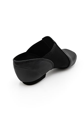 Capezio EJ2 E-Series Jazz sin Cordones para Mujer, Negro/Negro