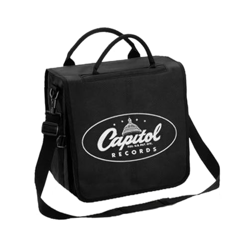 Capitol - Mochila de vinilo, Black, M, Casual