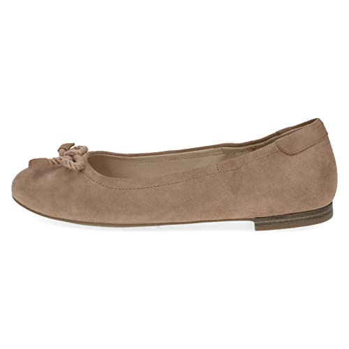 CAPRICE 9-9-22112-20, Bailarina Mujer, Beige (Desert Suede), 37 EU