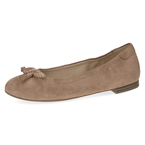 CAPRICE 9-9-22112-20, Bailarina Mujer, Beige (Desert Suede), 37 EU